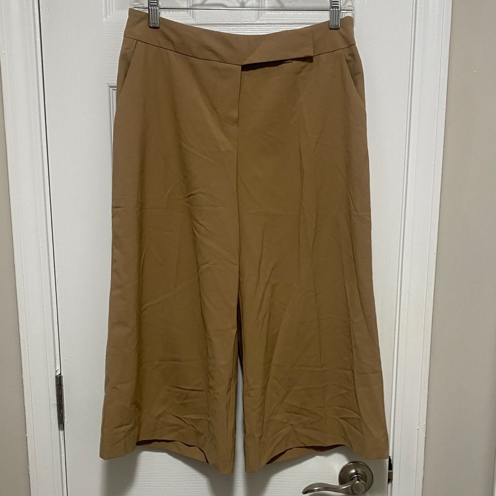 Trina Turk - Tan Wide-Leg culottes Women's Pants - 4